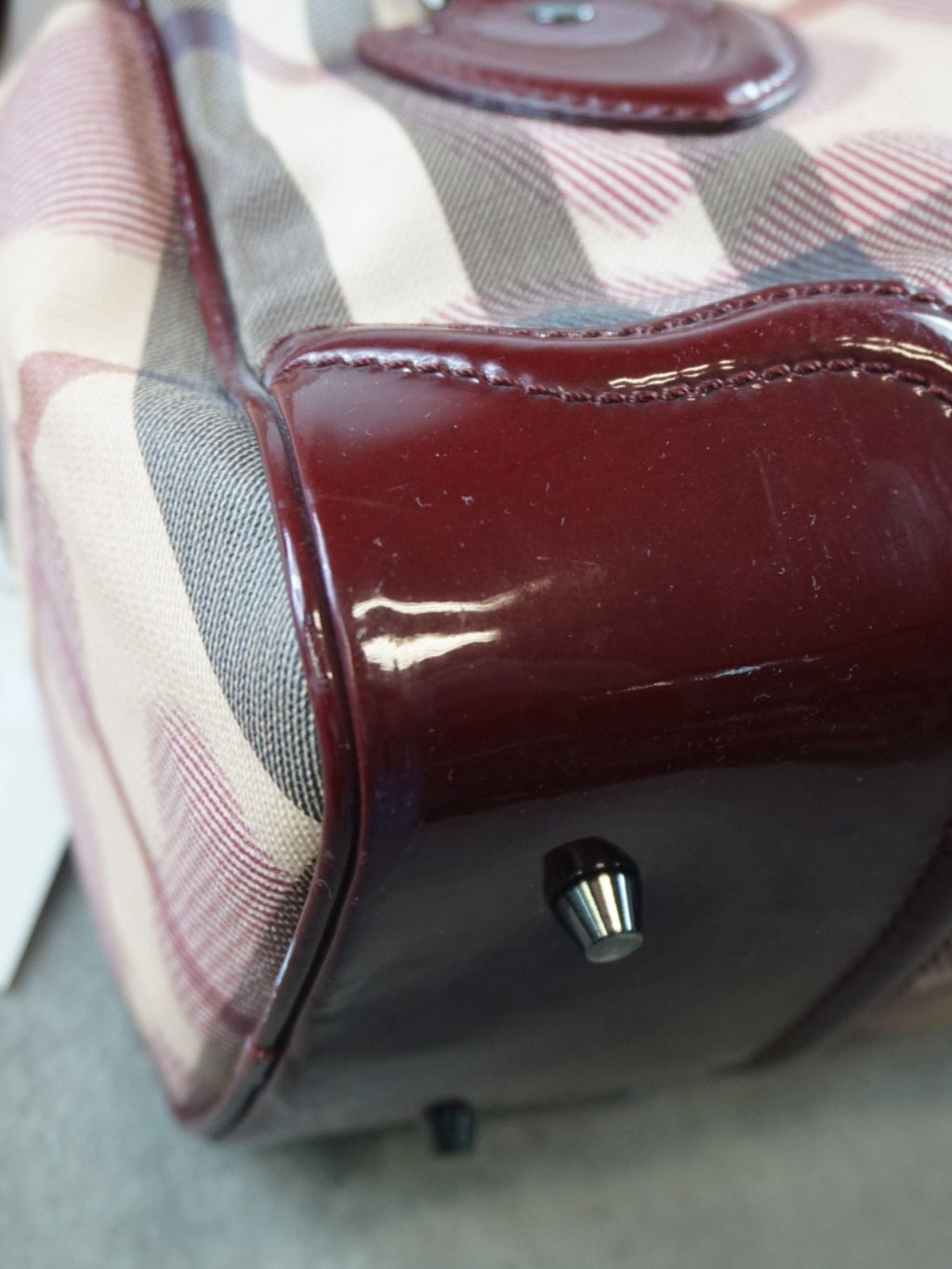Sac Boston Burberry coeurs