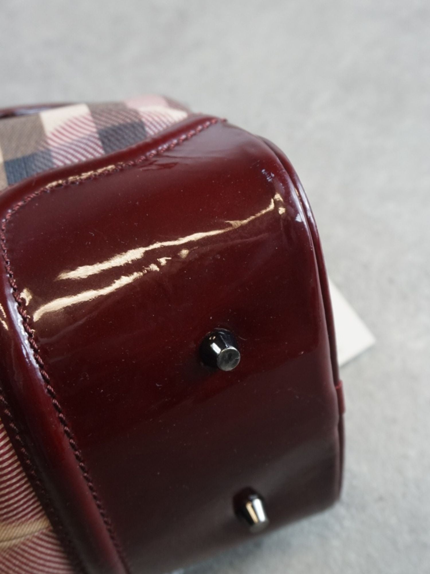 Sac Boston Burberry coeurs