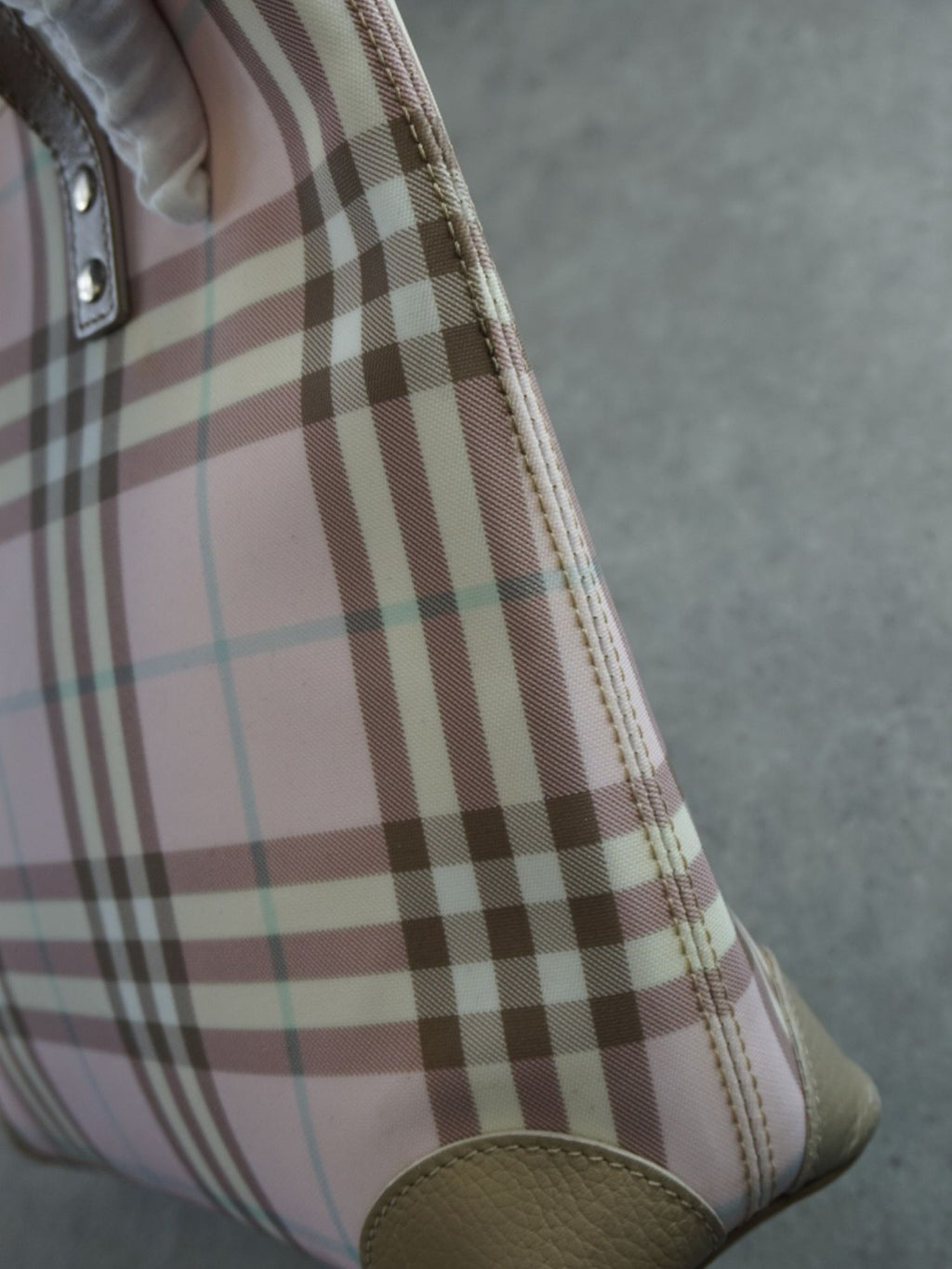 Sac Burberry rose Check