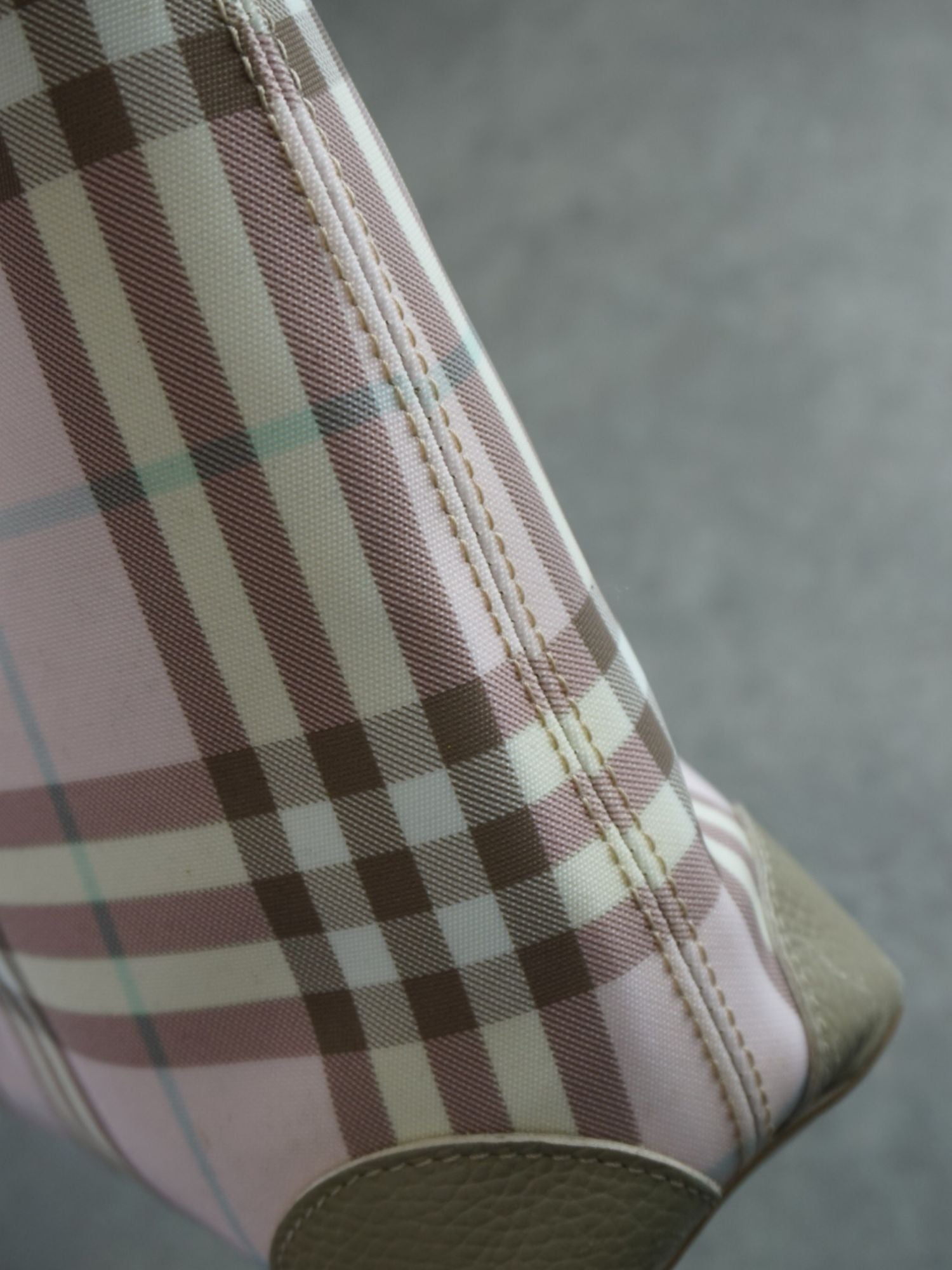 Sac Burberry rose Check