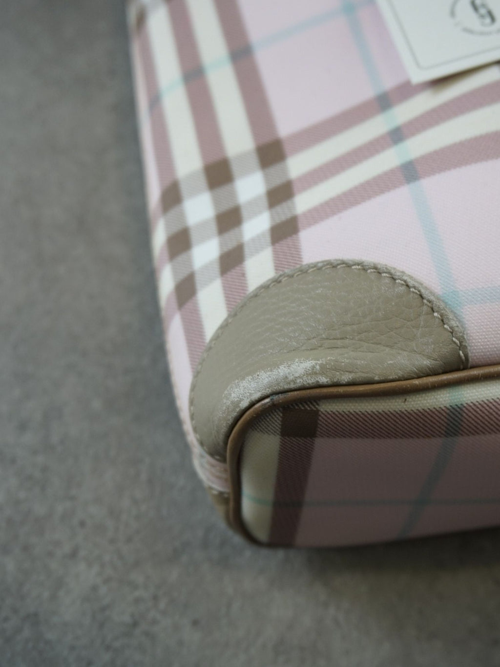 Sac Burberry rose Check