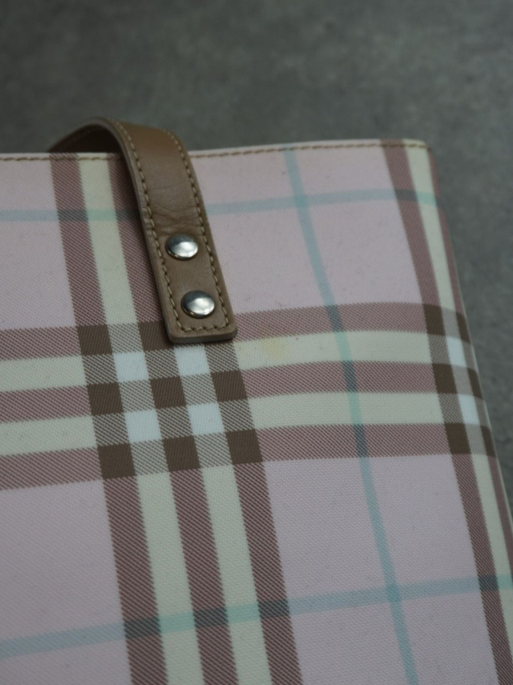 Sac Burberry rose Check