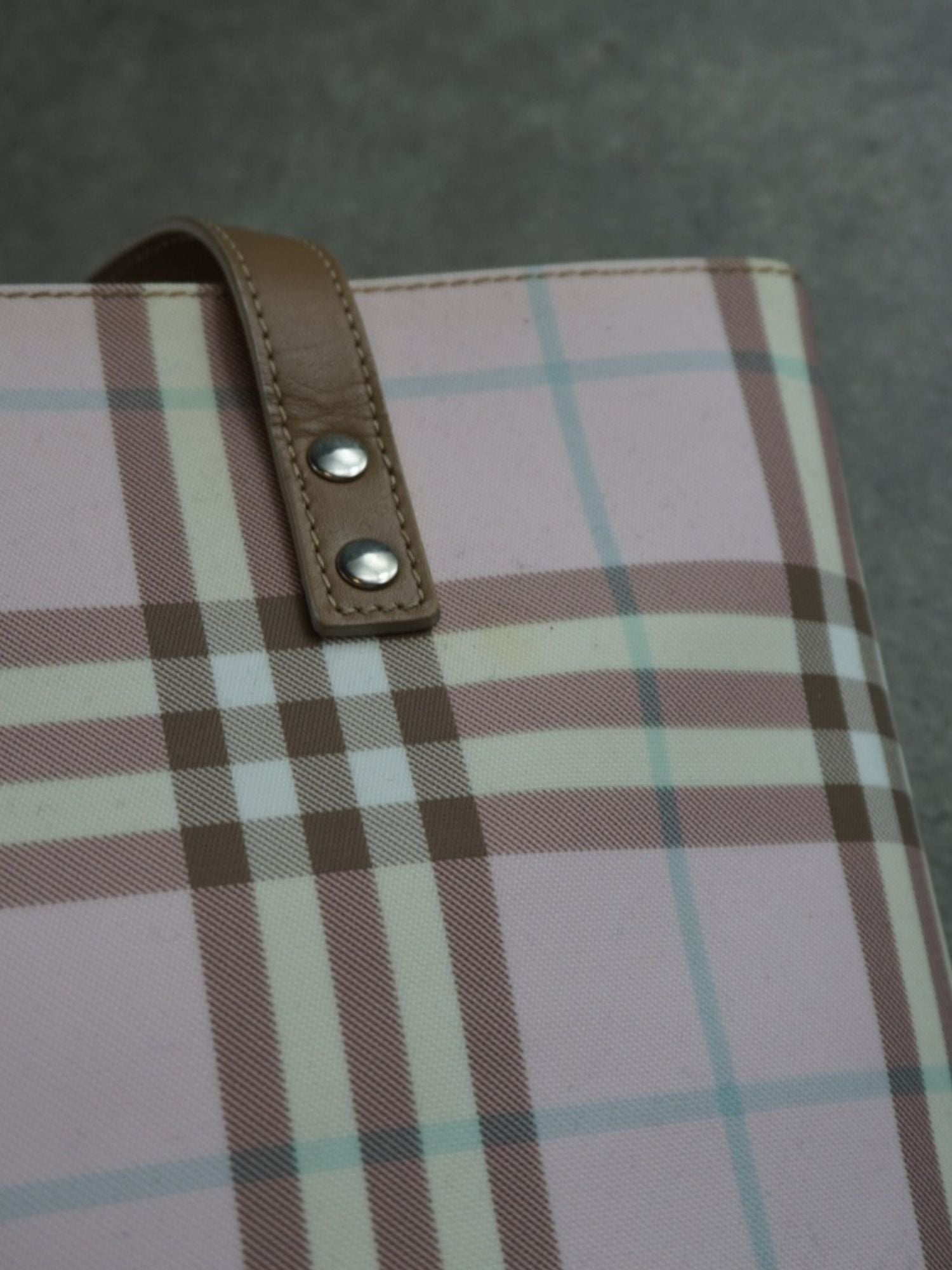 Sac Burberry rose Check
