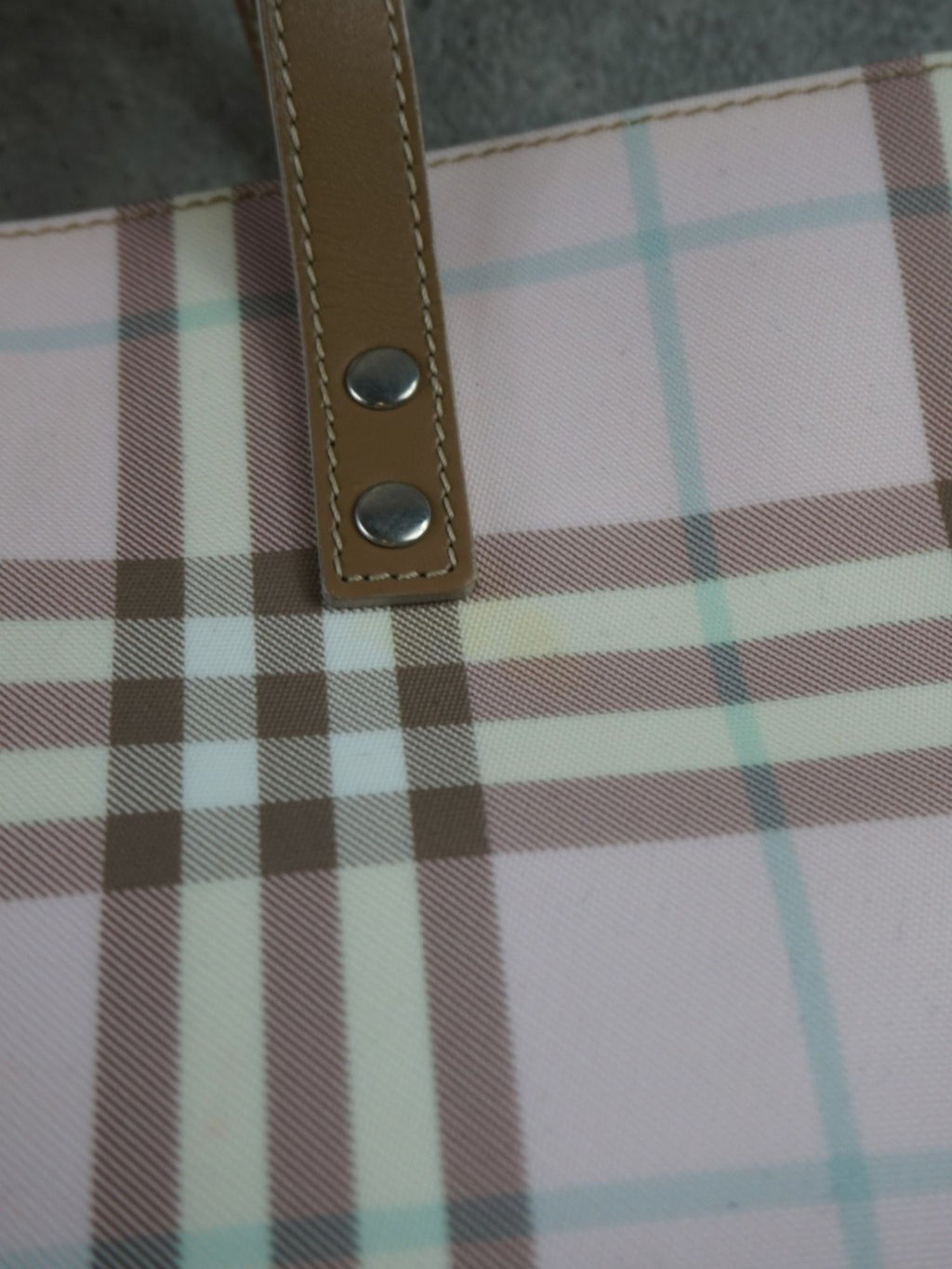 Sac Burberry rose Check