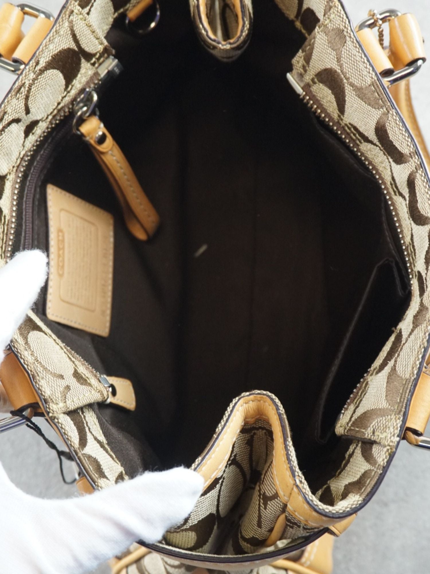 Sac Coach monogramme