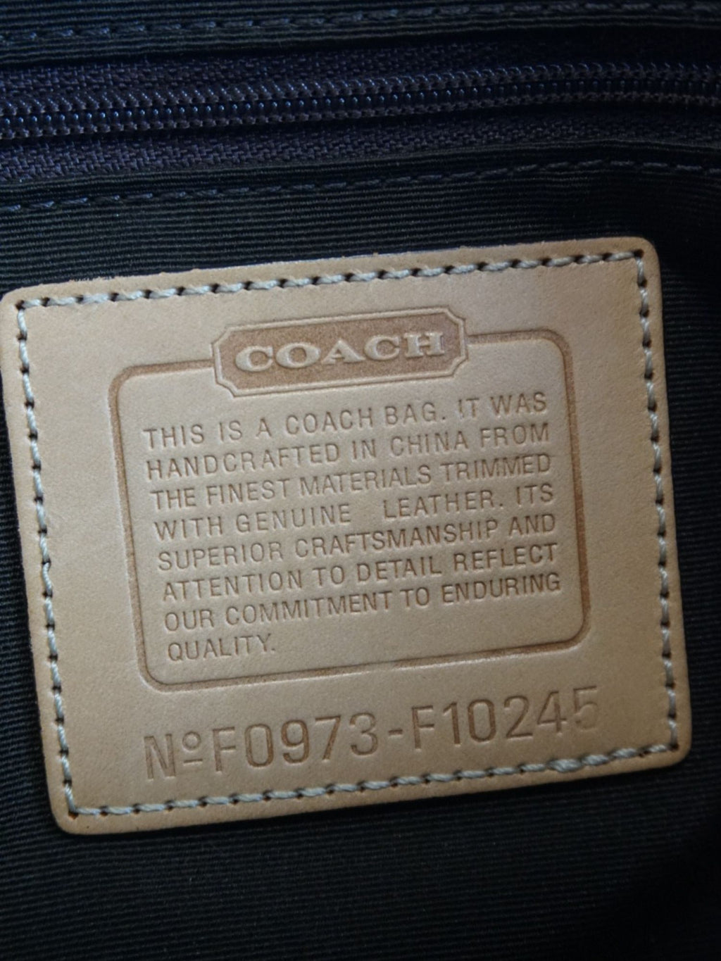 Sac Coach monogramme