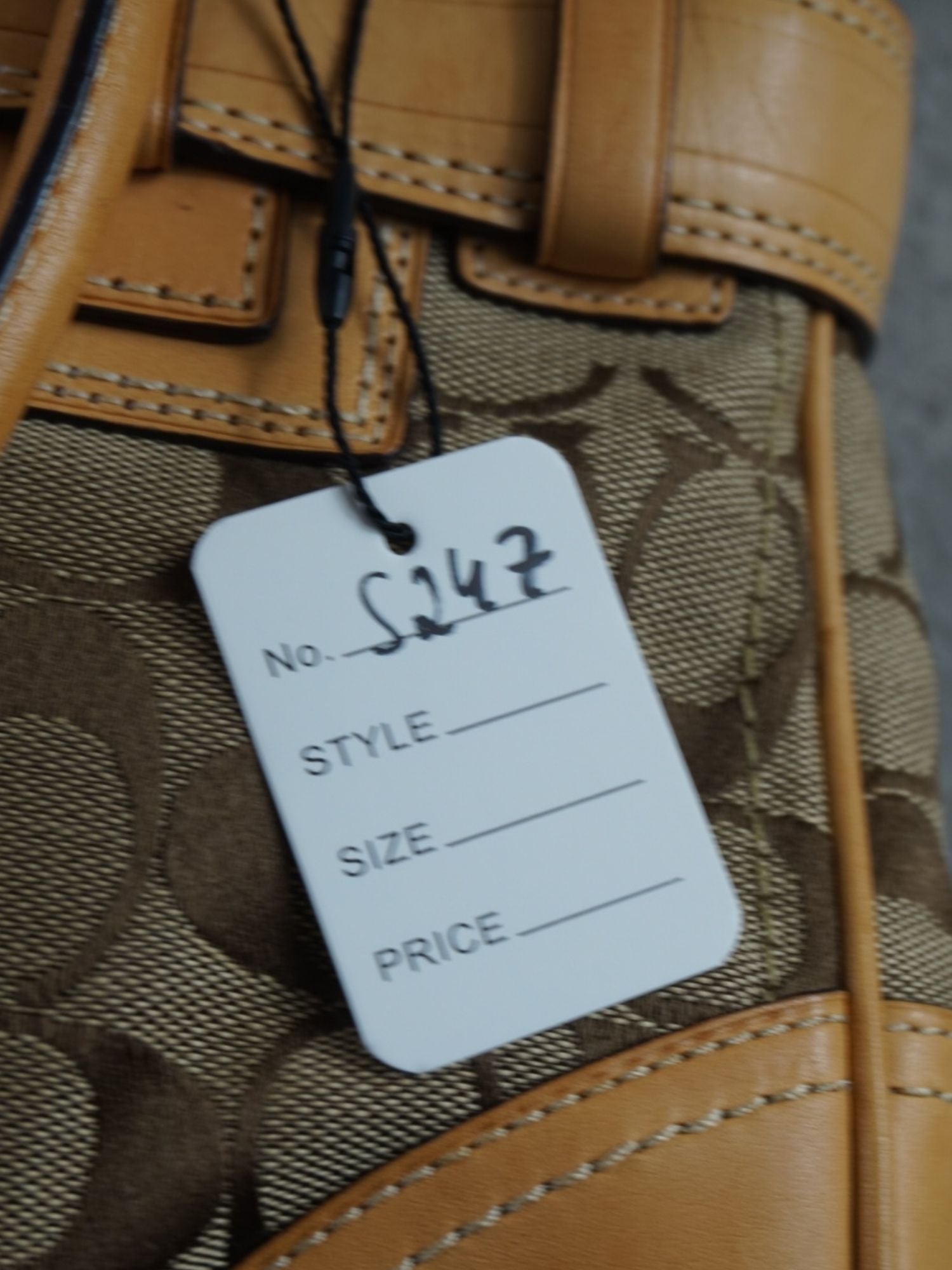 Sac Coach monogramme