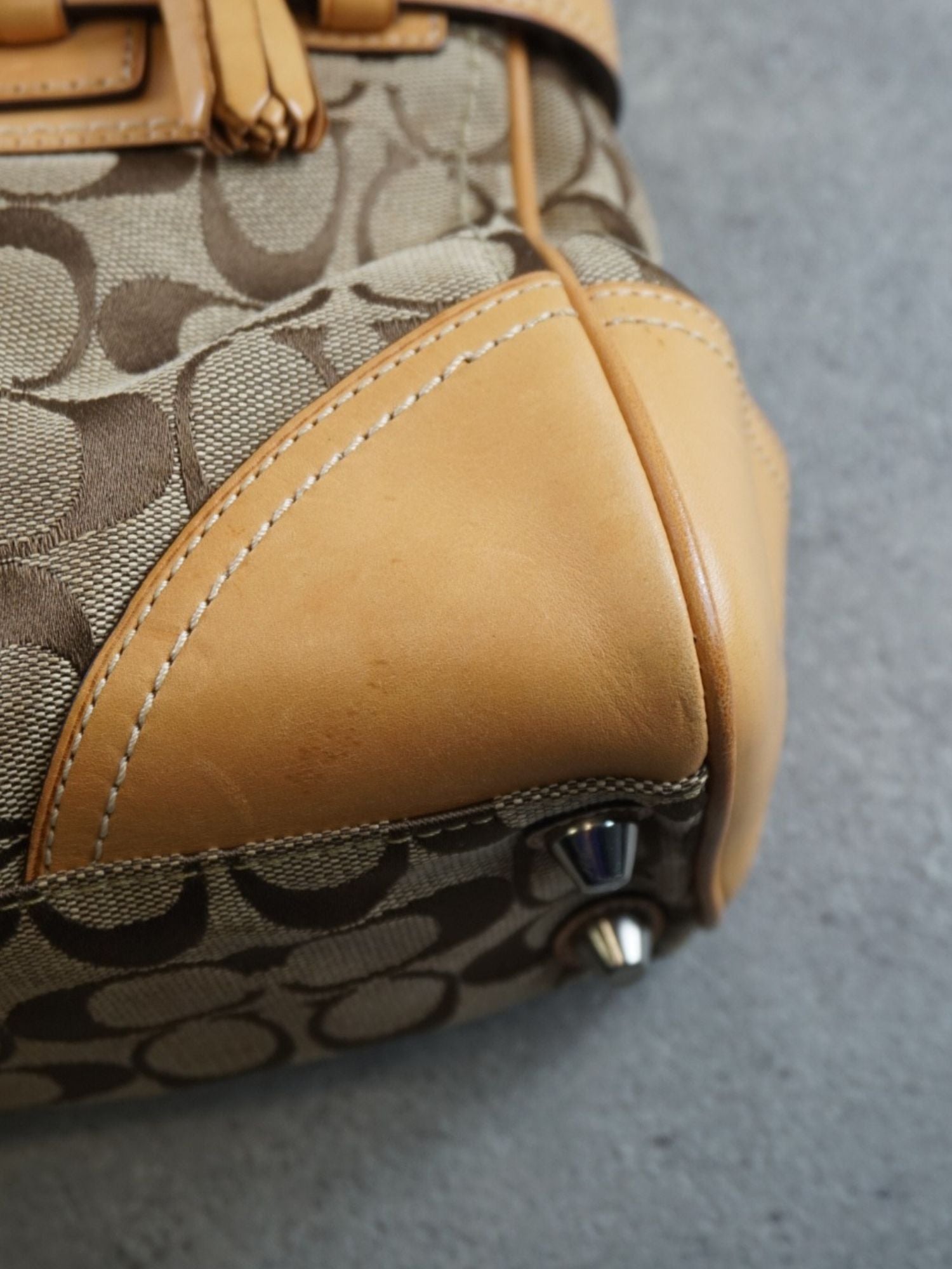 Sac Coach monogramme