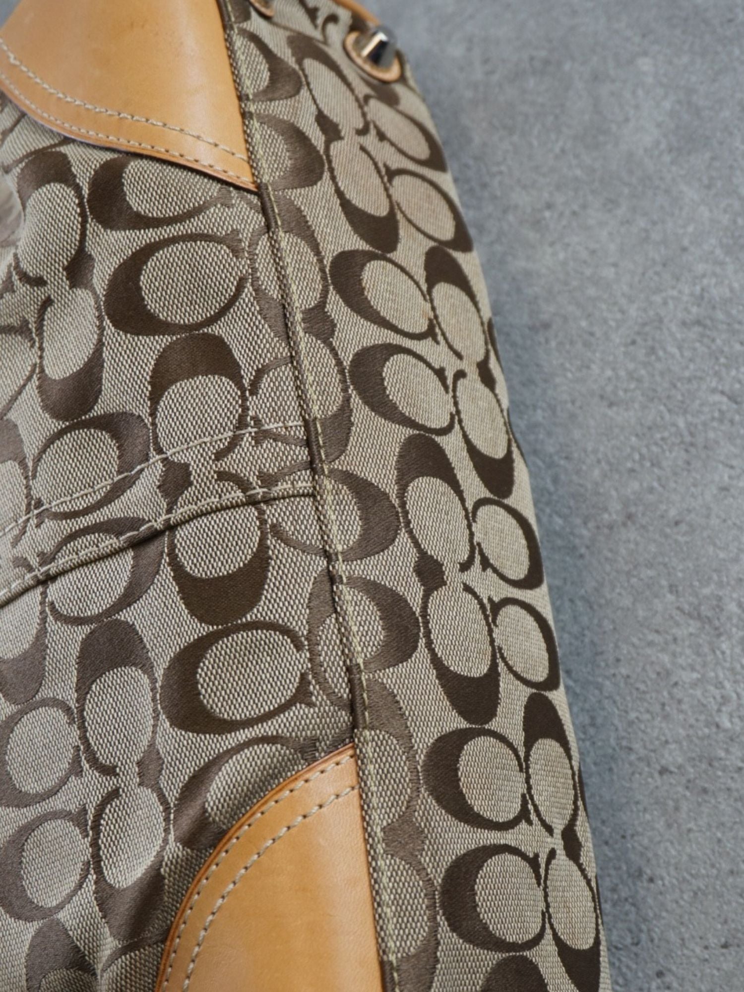 Sac Coach monogramme