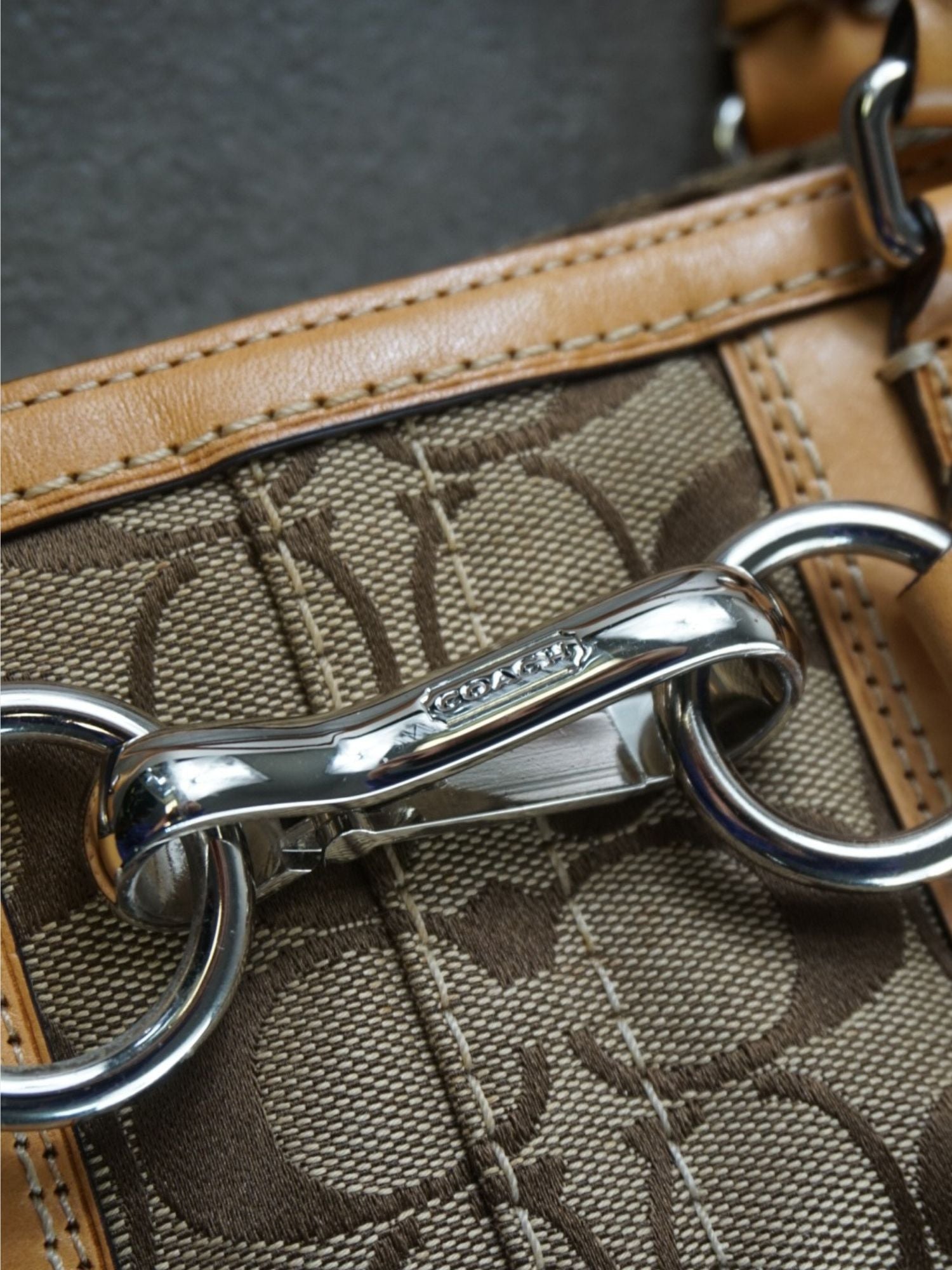 Sac Coach monogramme