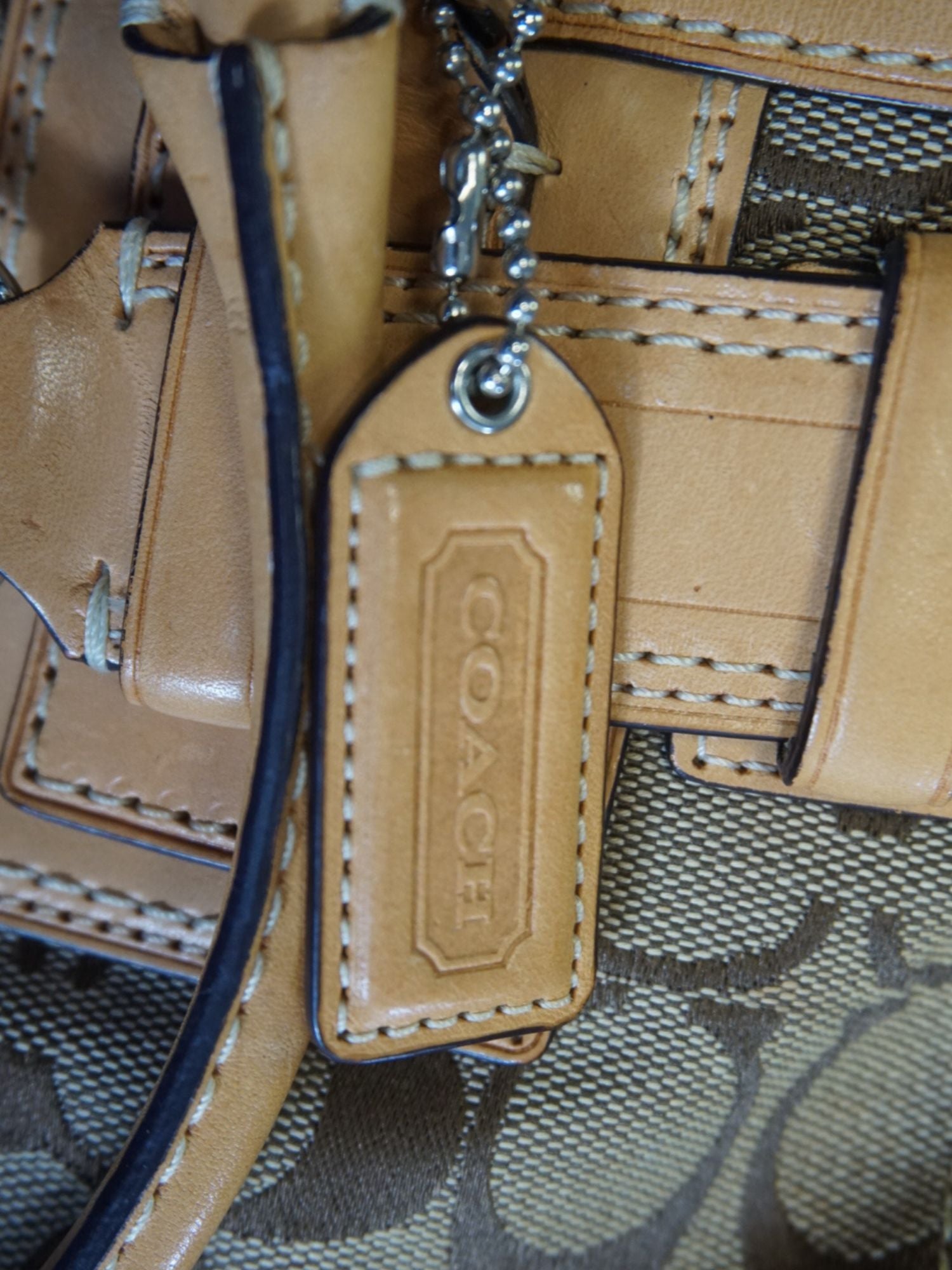 Sac Coach monogramme