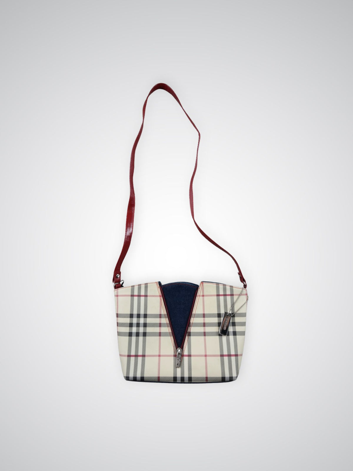 Sacoche Burberry bi-matières