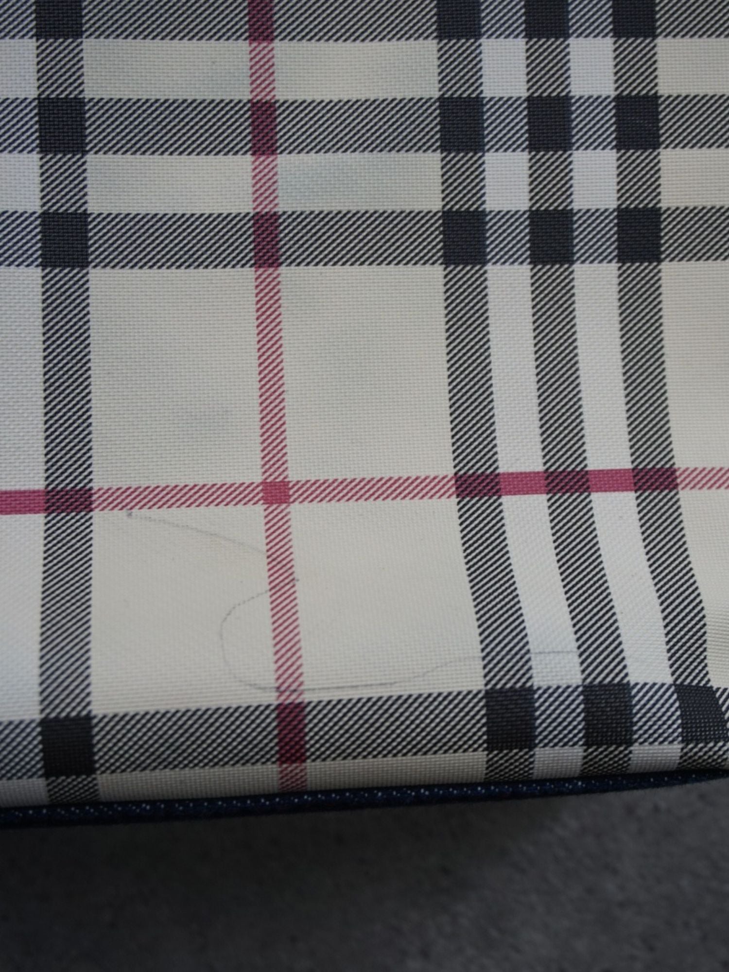 Sacoche Burberry bi-matières