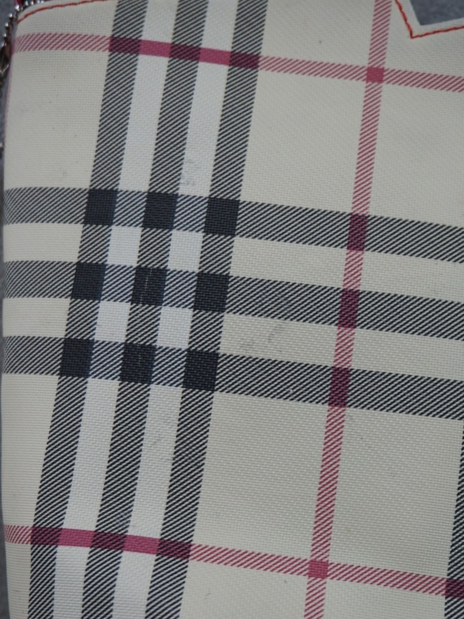 Sacoche Burberry bi-matières