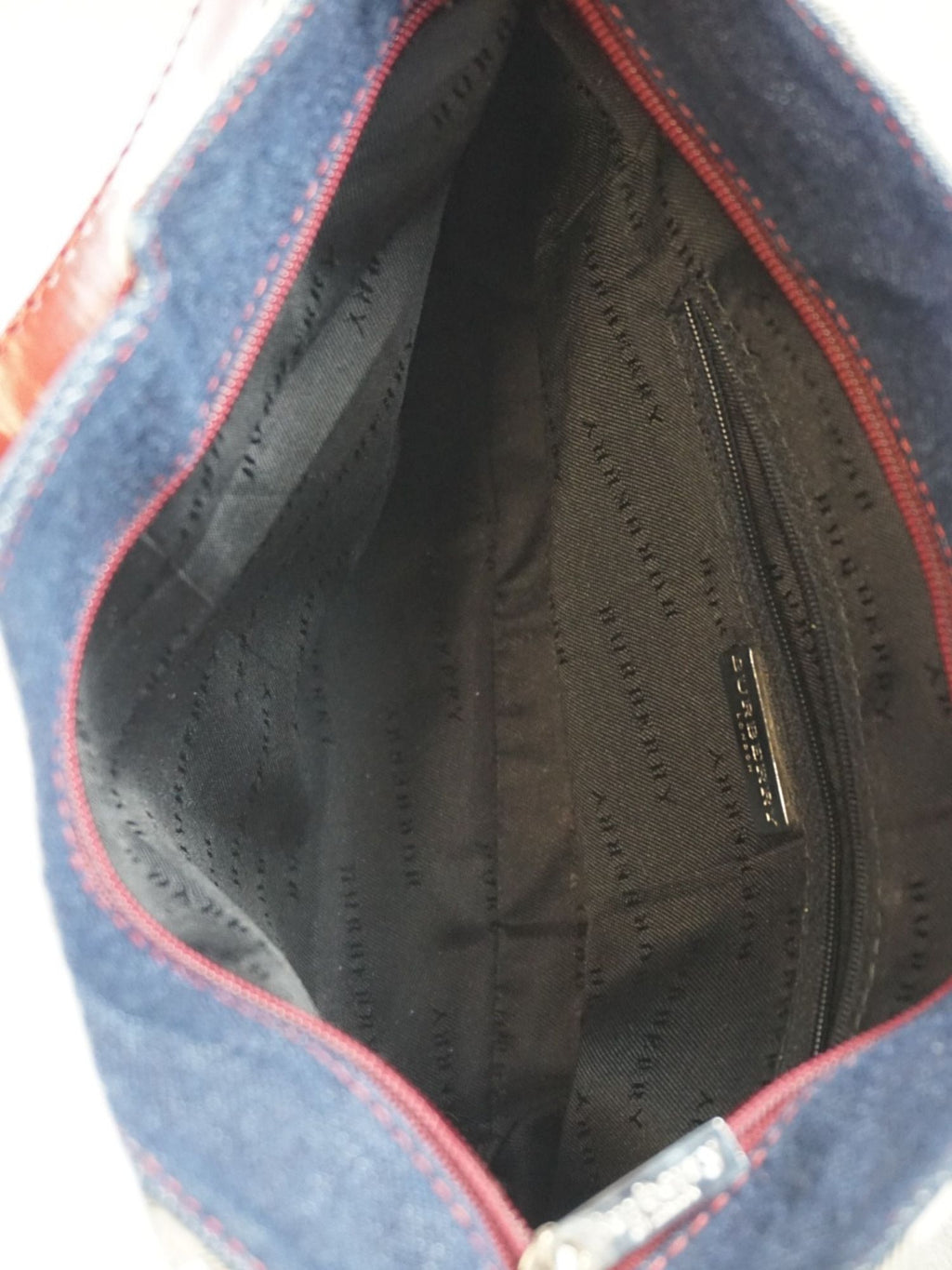 Sacoche Burberry bi-matières