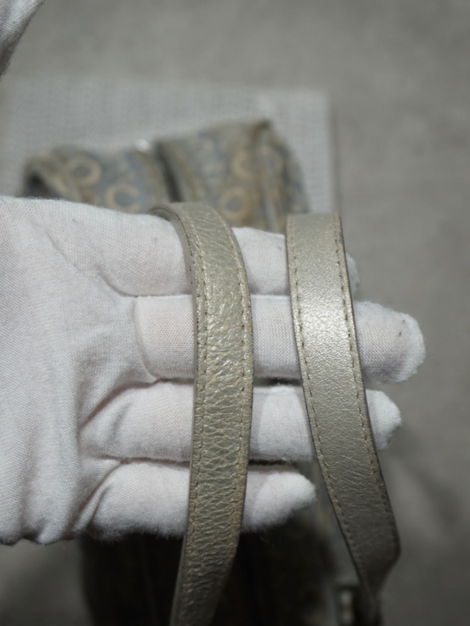 Sac baguette Céline en toile