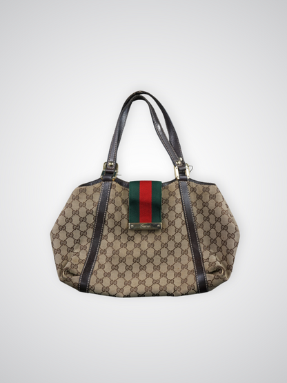 Sac à main Gucci GG canvas new ladies web tote bag