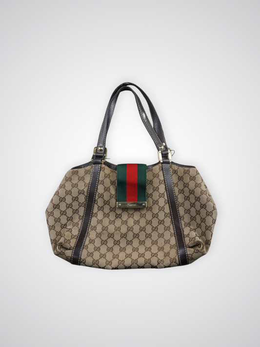 Sac à main Gucci GG canvas new ladies web tote bag