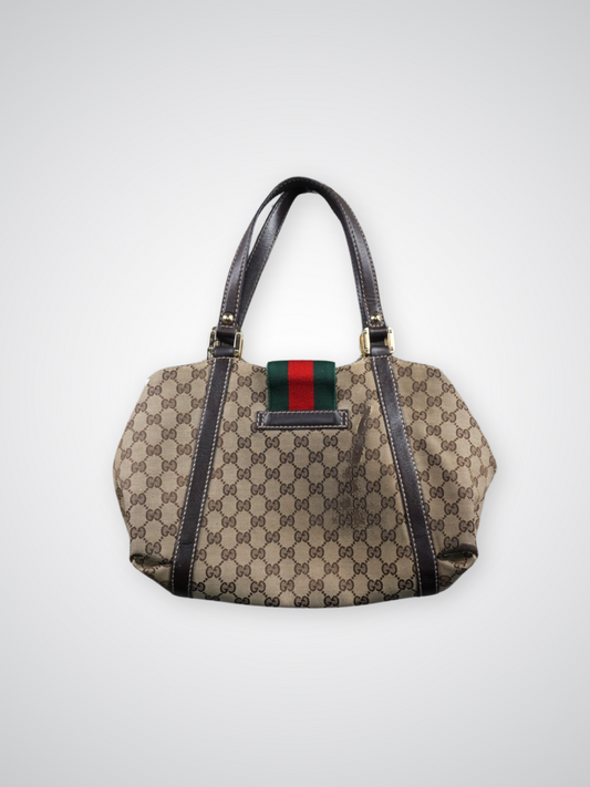 Sac à main Gucci GG canvas new ladies web tote bag