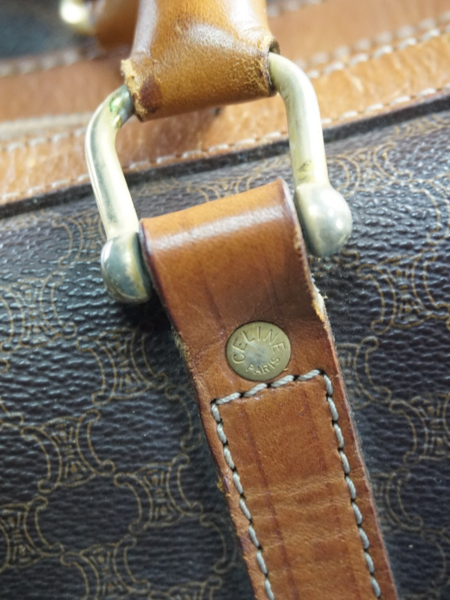 Sac de voyage Céline Triomphe Macadam 45
