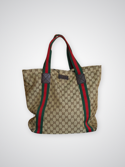 Sac à main Gucci GG Canvas Sherry line tote bag