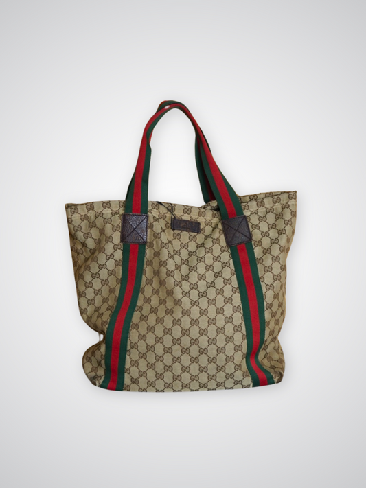 Sac à main Gucci GG Canvas Sherry line tote bag