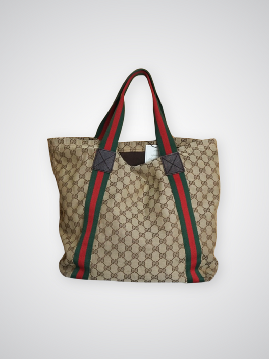 Sac à main Gucci GG Canvas Sherry line tote bag