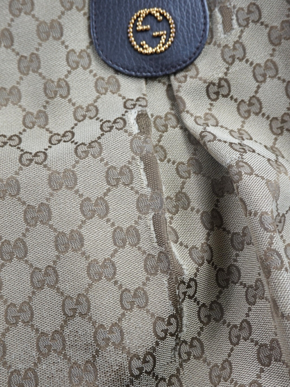 Sac cabas Gucci en toile GG marron