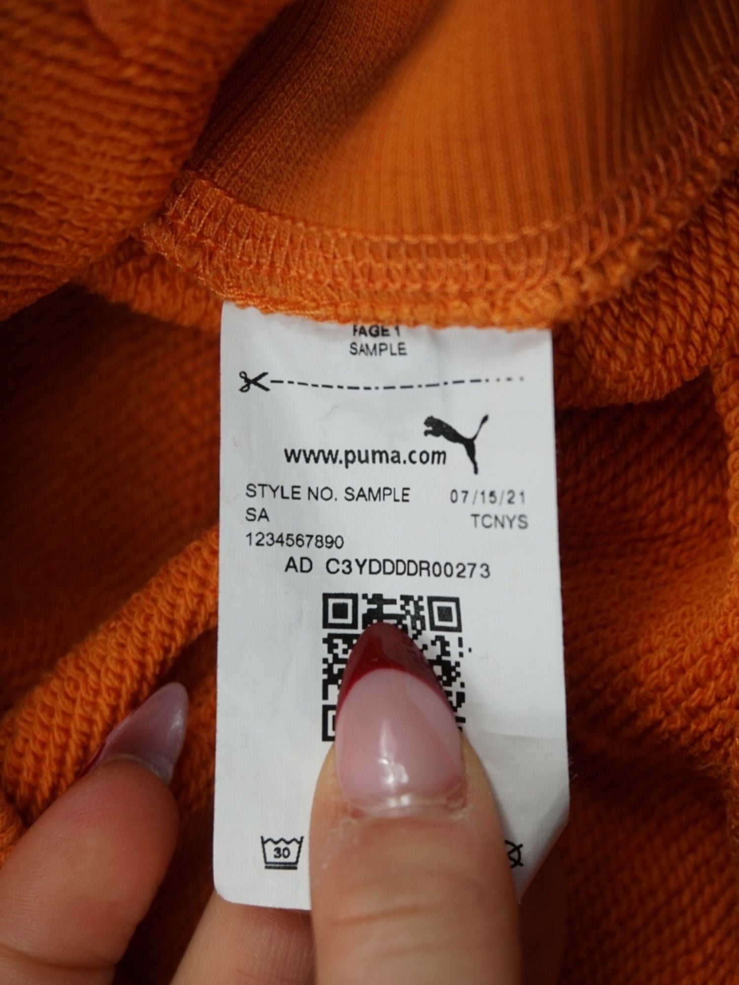Sweat orange AMI X Puma (M)