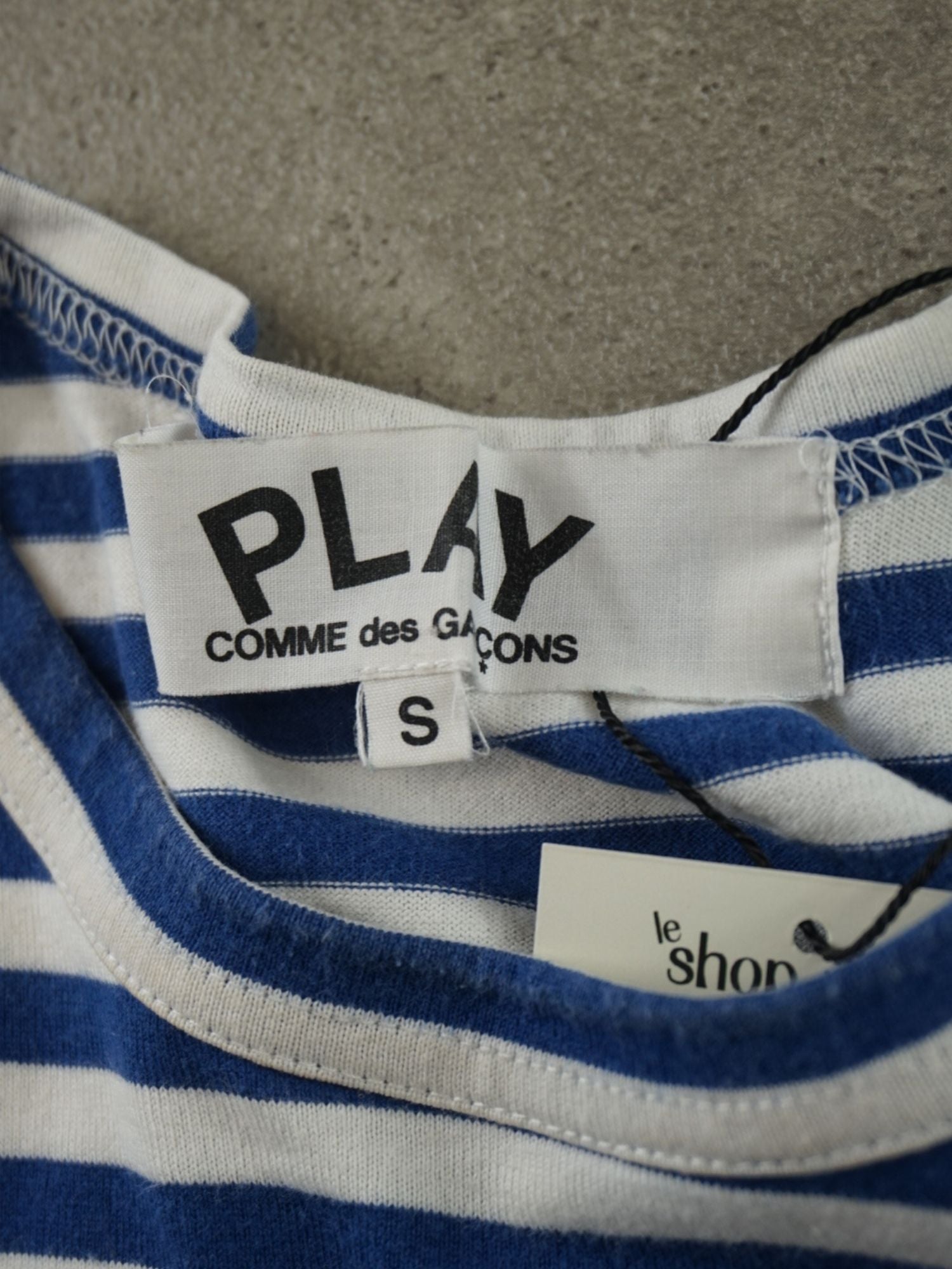 Marinière Comme des Garçons bleue (S)