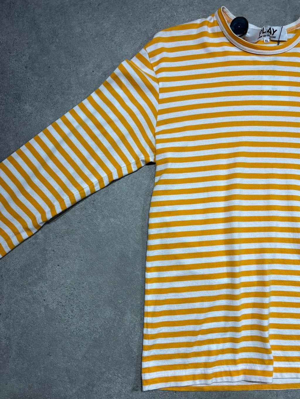 Marinière jaune Comme des Garçons (XL)