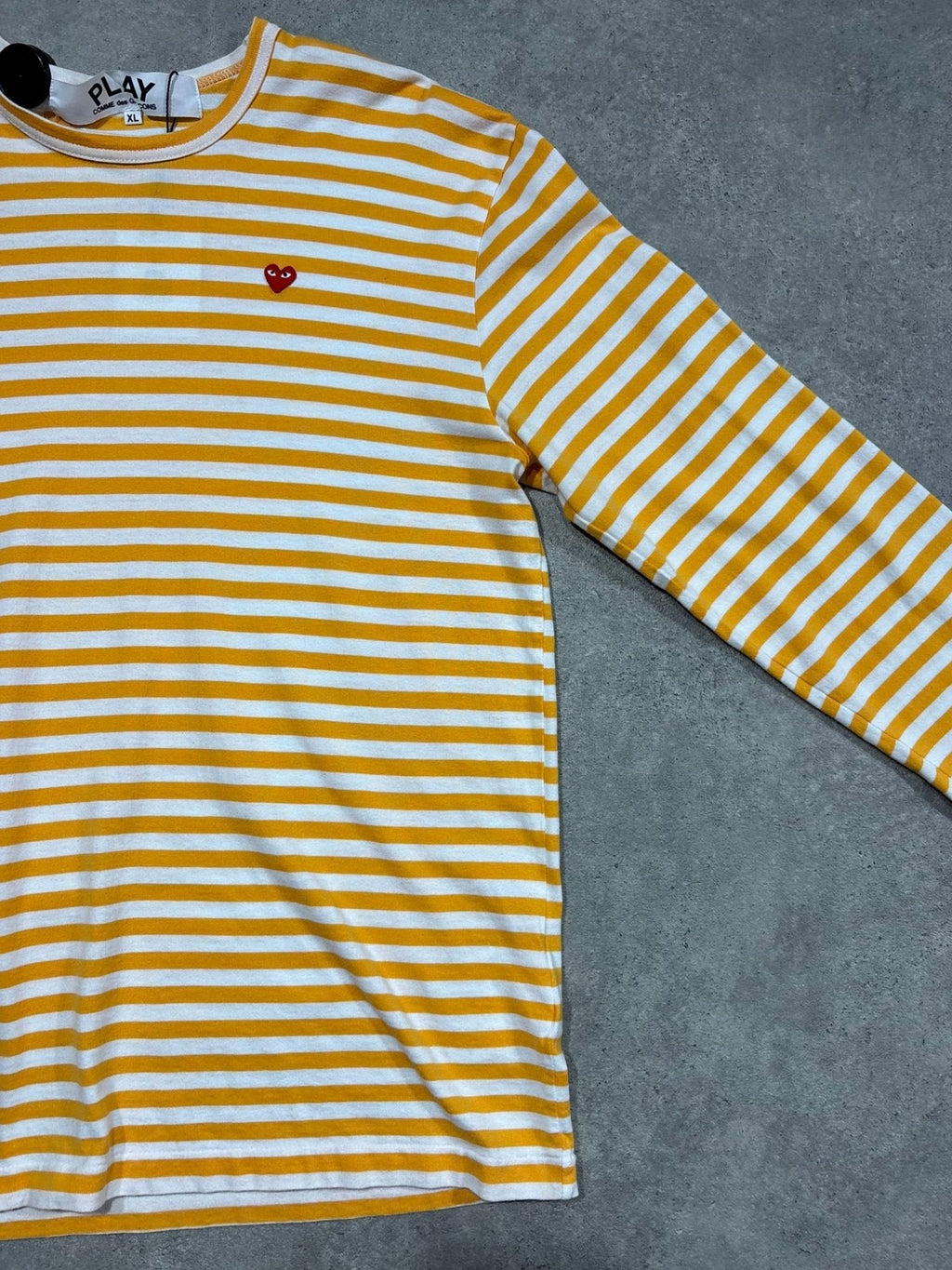 Marinière jaune Comme des Garçons (XL)