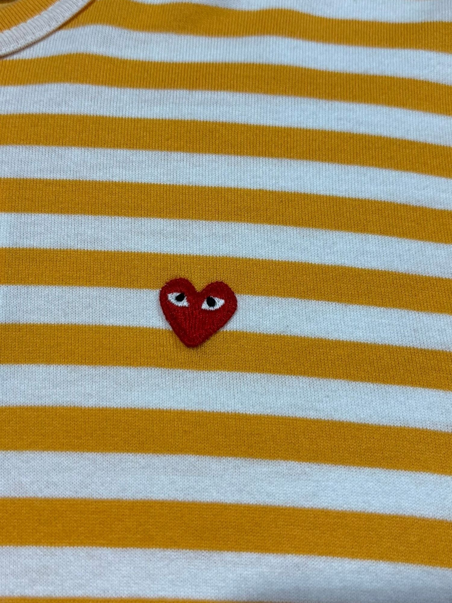 Marinière jaune Comme des Garçons (XL)