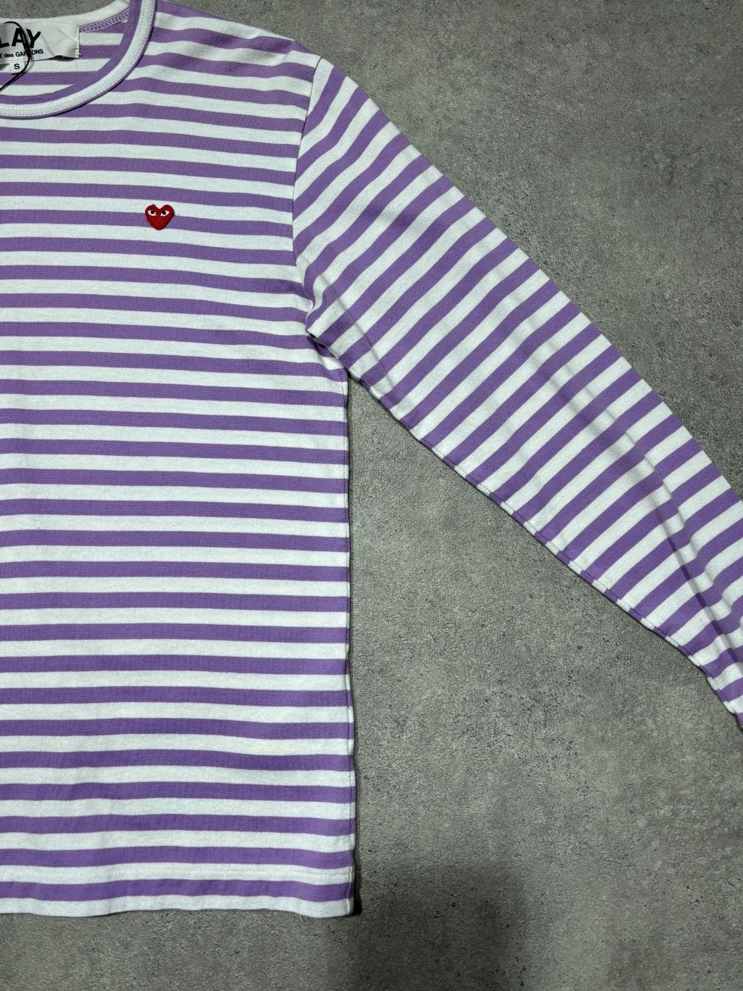 Marinière lilas Comme des Garçons (S)