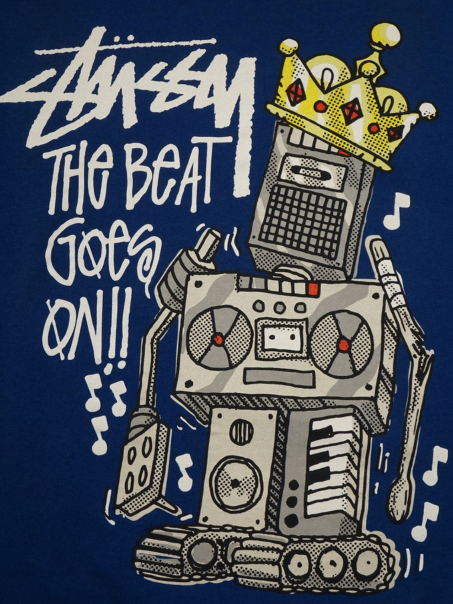T-shirt Stussy "The Beat Goes On" (L)