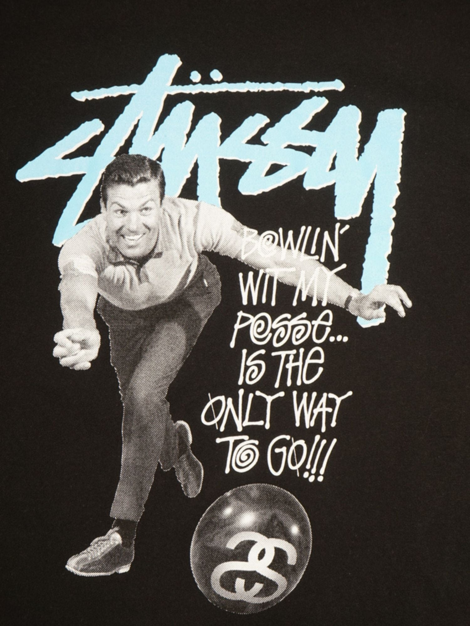 T-shirt Stussy Bowling (S)