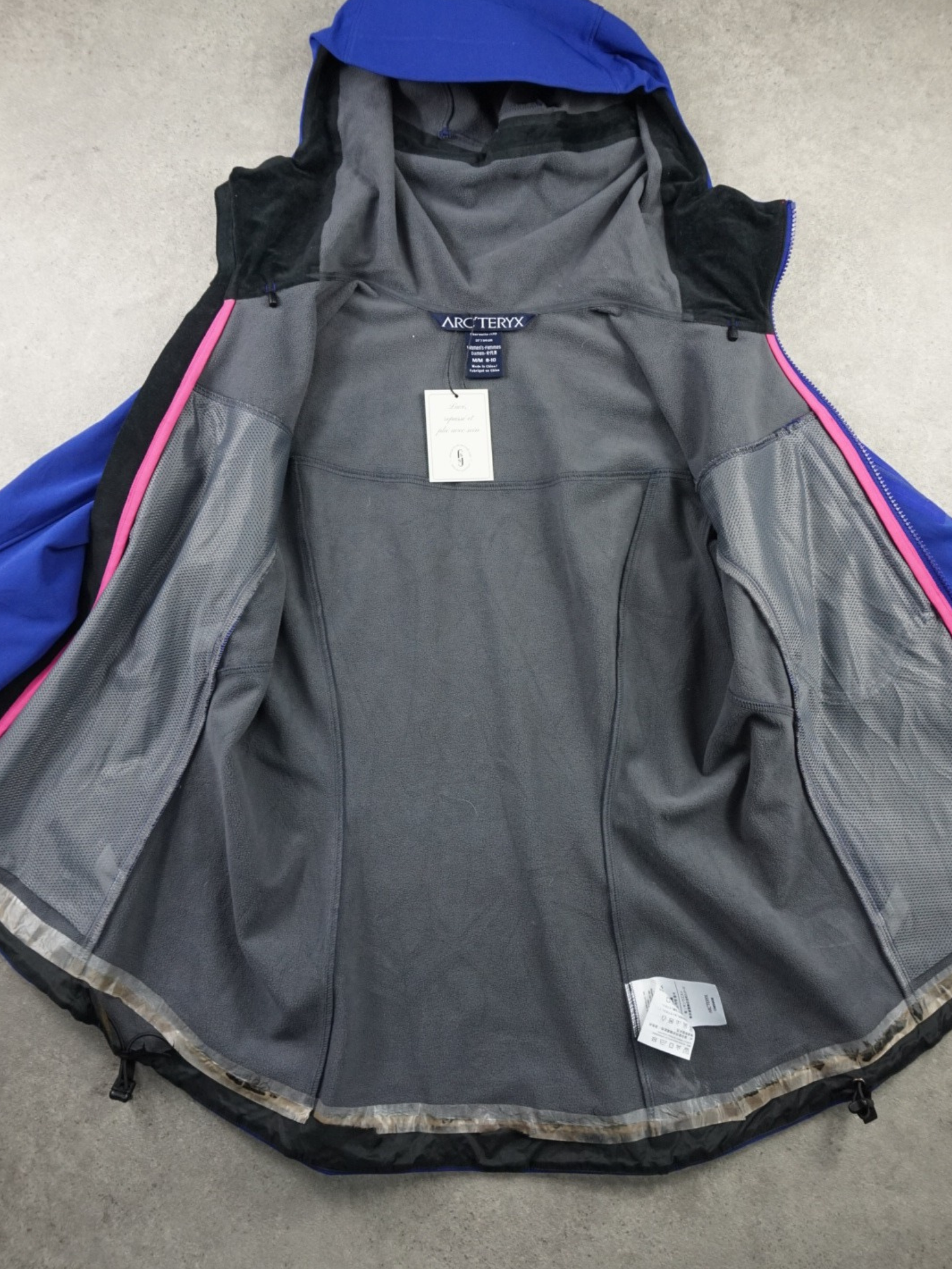 Veste Softshell Arc'teryx (M femme/ S homme)