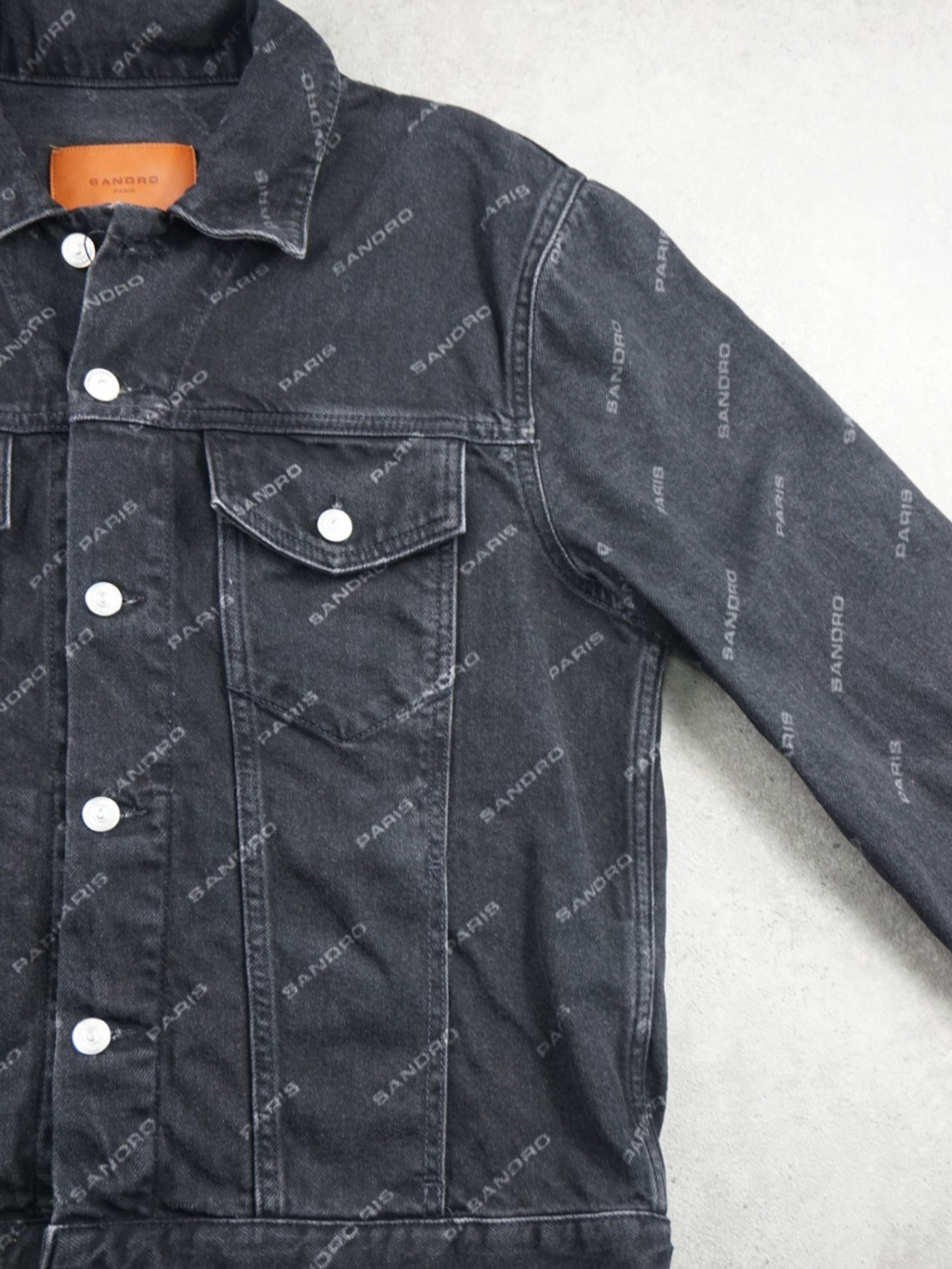 Veste en jeans Sandro (M)