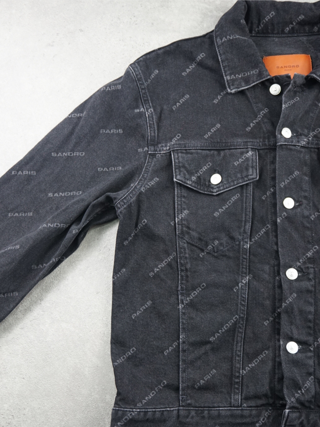 Veste en jeans Sandro (M)