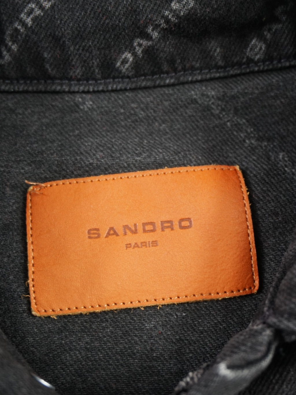 Veste en jeans Sandro (M)