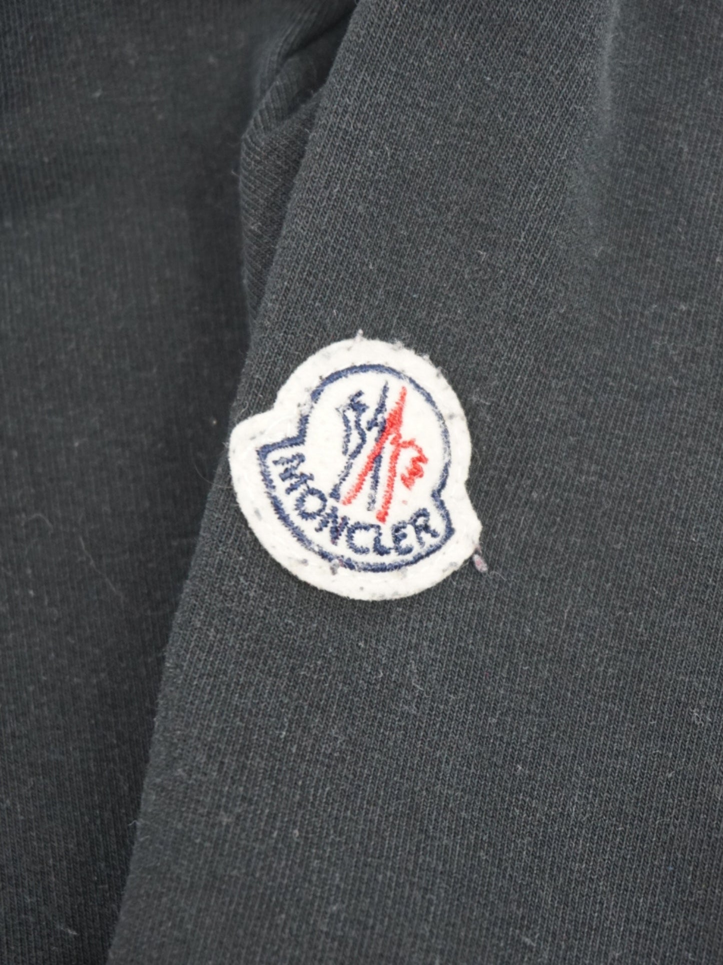 Sweat zippé noir à logo - Moncler